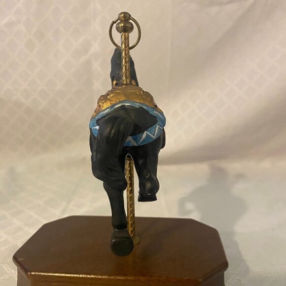 1989 Impulse Giftware Reproduction PTC 1918 Horse Musical Figurine - Picture 4 of 10
